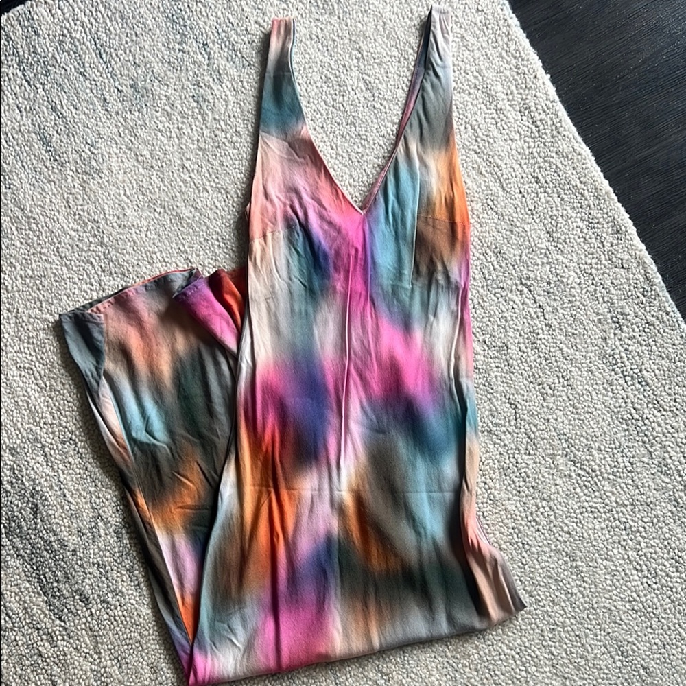 LNA Women's Multi Dress Multicolor Tie-Dye